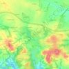 Mappa topografica Kerbanel, altitudine, rilievo