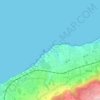 Mappa topografica Riaci, altitudine, rilievo