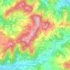 Mappa topografica Susella, altitudine, rilievo