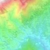 Mappa topografica Canova, altitudine, rilievo