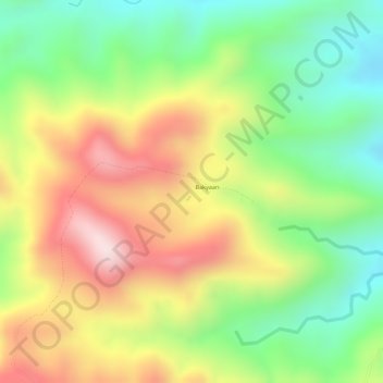 Mappa topografica Naujan, altitudine, rilievo