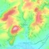 Mappa topografica Hopesay, altitudine, rilievo