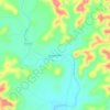 Mappa topografica Reagan Wells, altitudine, rilievo