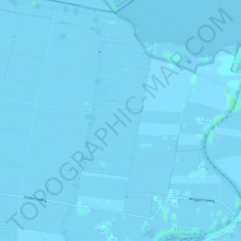 Mappa topografica Eemland, altitudine, rilievo