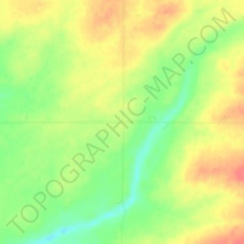 Mappa topografica Squirrel, altitudine, rilievo
