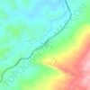 Mappa topografica Olival, altitudine, rilievo