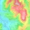 Mappa topografica Fontette, altitudine, rilievo