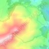 Mappa topografica A Santana, altitudine, rilievo