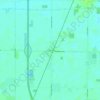 Mappa topografica Dunbridge, altitudine, rilievo