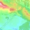 Mappa topografica Tañabueyes de la Sierra, altitudine, rilievo