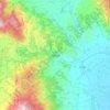 Mappa topografica Edessa, altitudine, rilievo