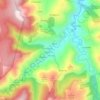 Mappa topografica Martín, altitudine, rilievo