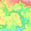 Mappa topografica Kerchuz, altitudine, rilievo