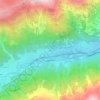 Mappa topografica Gand, altitudine, rilievo