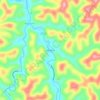 Mappa topografica New Milton, altitudine, rilievo