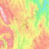 Mappa topografica Sucre, altitudine, rilievo