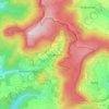 Mappa topografica Hitzelrode, altitudine, rilievo