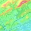 Mappa topografica Millertown, altitudine, rilievo