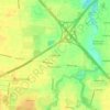Mappa topografica Royal Court, altitudine, rilievo