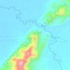 Mappa topografica LAS PAILAS, altitudine, rilievo