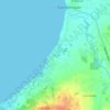 Mappa topografica Bitoon, altitudine, rilievo