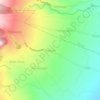 Mappa topografica Mag-aso, altitudine, rilievo