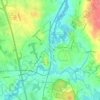 Mappa topografica Ballardvale, altitudine, rilievo