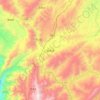 Mappa topografica 会泽县, altitudine, rilievo