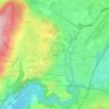 Mappa topografica Vernod, altitudine, rilievo