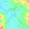 Mappa topografica Lagangilang, altitudine, rilievo