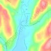 Mappa topografica Lower Cincinnatus, altitudine, rilievo