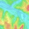 Mappa topografica Le Voyen, altitudine, rilievo