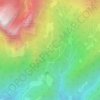 Mappa topografica Nele, altitudine, rilievo
