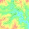 Mappa topografica Henrietta, altitudine, rilievo