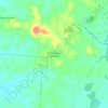 Mappa topografica Vereda Nueva Granada, altitudine, rilievo
