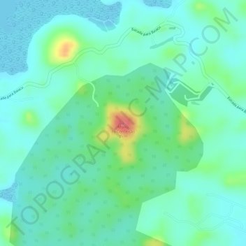 Mappa topografica Morro da Conceição, altitudine, rilievo