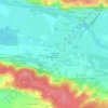 Mappa topografica Les Grandes Vignes, altitudine, rilievo