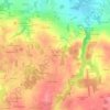 Mappa topografica La Foltiere, altitudine, rilievo