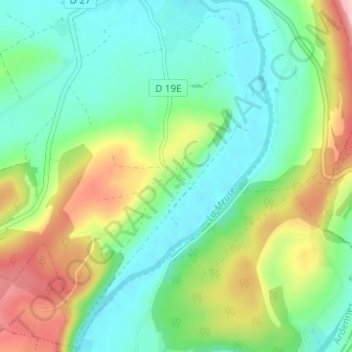 Mappa topografica Vilmontry, altitudine, rilievo