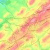 Mappa topografica Highland Hills, altitudine, rilievo