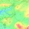 Mappa topografica Powmill, altitudine, rilievo