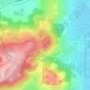 Mappa topografica Puy de Var, altitudine, rilievo