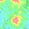 Mappa topografica Lamotte, altitudine, rilievo