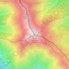 Mappa topografica Mont Bertrand, altitudine, rilievo