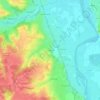 Mappa topografica Les Vèvres, altitudine, rilievo