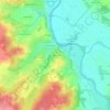 Mappa topografica Le Clos Paille, altitudine, rilievo