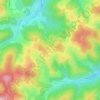 Mappa topografica Saint-Andéol-de-Fourchades, altitudine, rilievo
