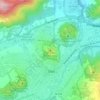 Mappa topografica Volcà del Montsacopa, altitudine, rilievo
