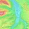Mappa topografica Gotzing, altitudine, rilievo