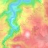 Mappa topografica Le Teil, altitudine, rilievo